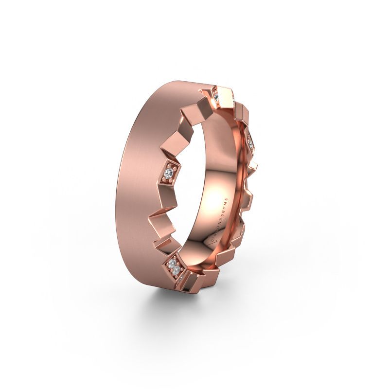 Ehering WH2058L17EM 585 Roségold Diamant ±7x2.6 mm