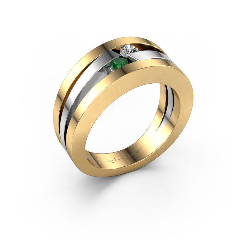 Ring Valerie 585 Gold Smaragd 2.7 mm