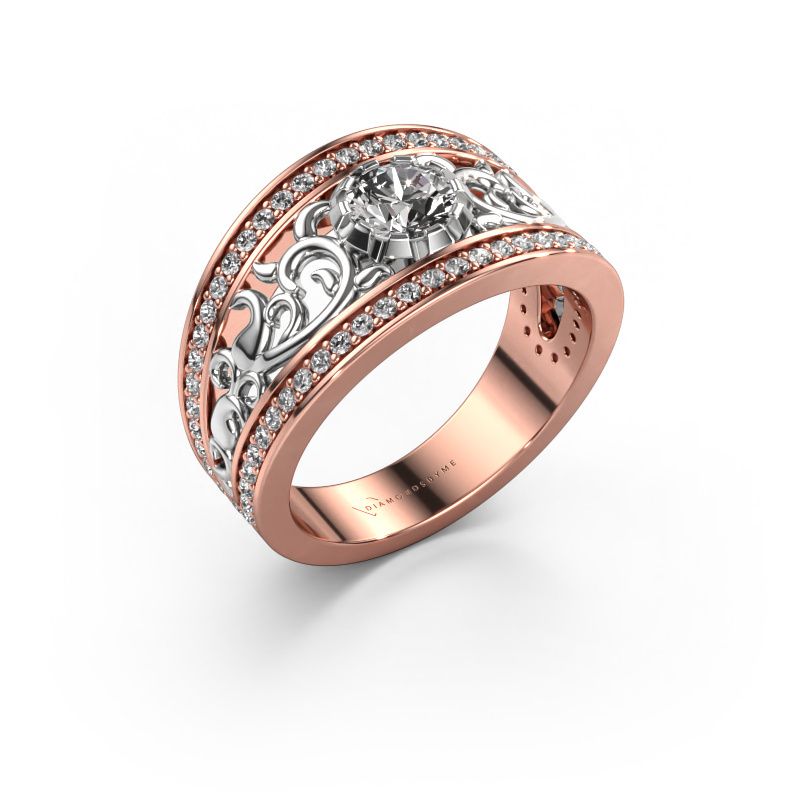 Ring Marilee 585 rose gold lab grown diamond 0.956 crt