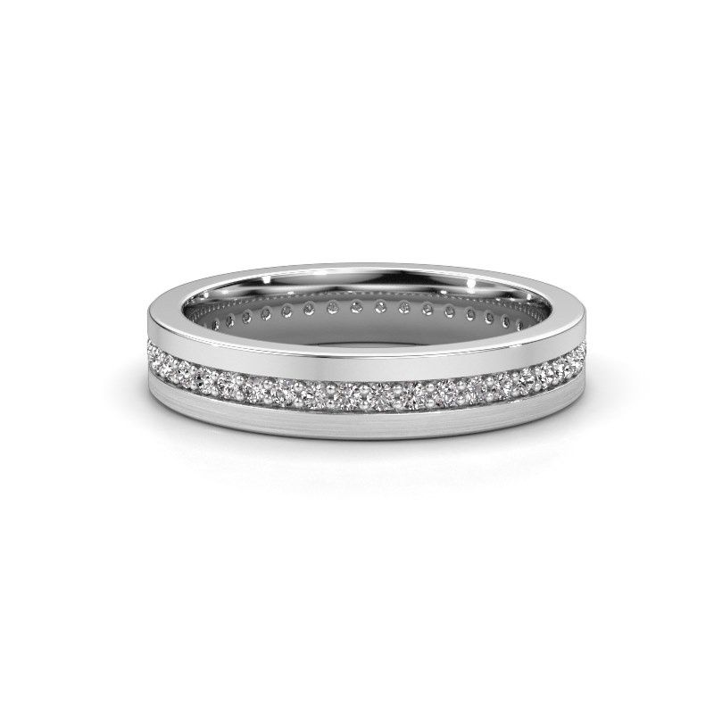 Image of Wedding ring WH0203L14BPM<br/>585 white gold ±4x2 mm<br/>Diamond 0.44 crt