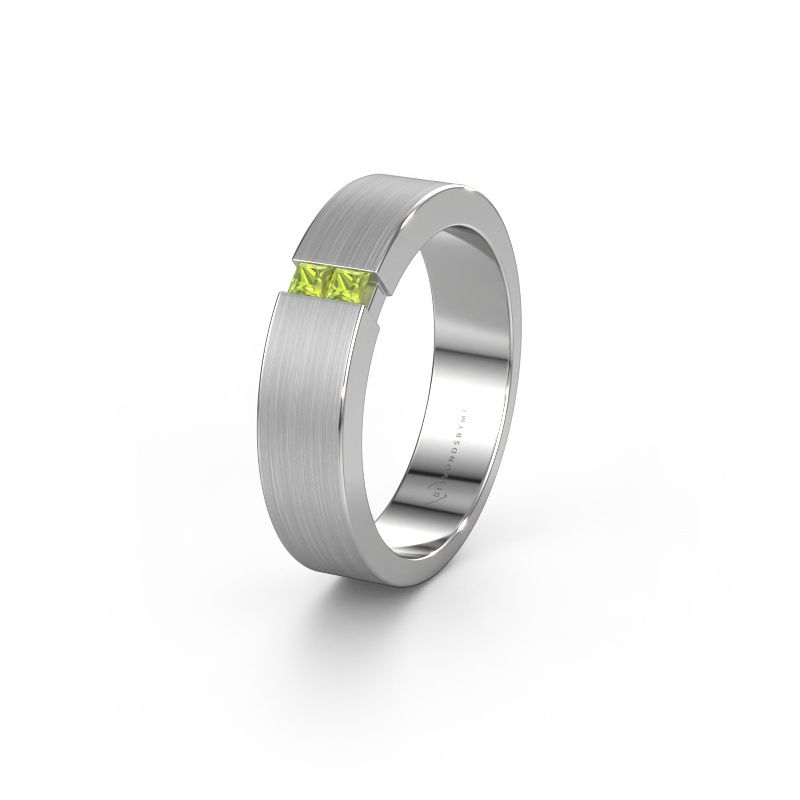 Ehering WH2136L15E 585 Weißgold Peridot ±5x2.6 mm