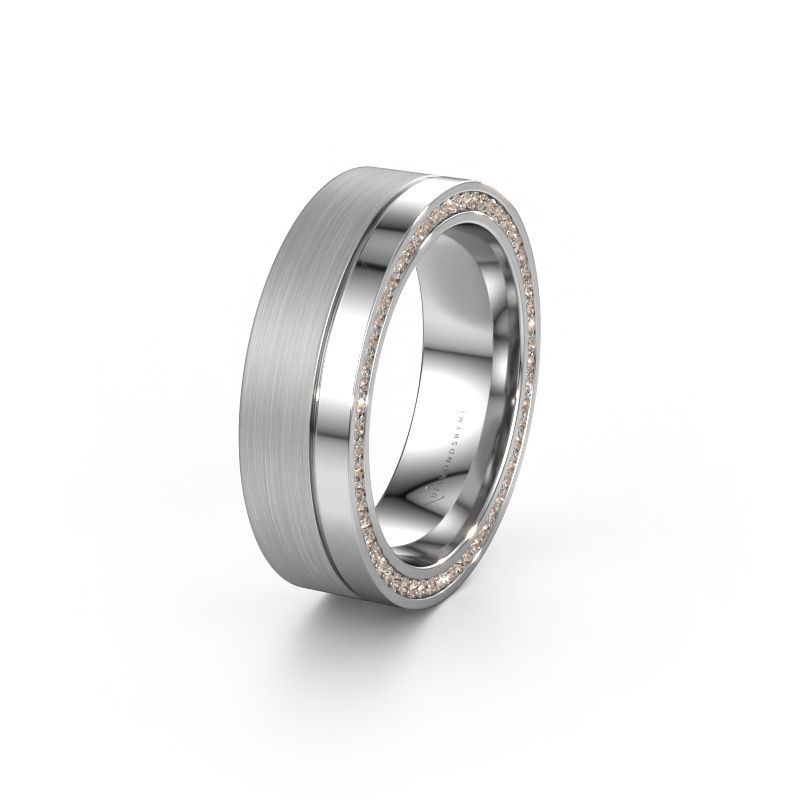 Alliance WH0313L16B 585 or blanc diamant brun ±6x2 mm