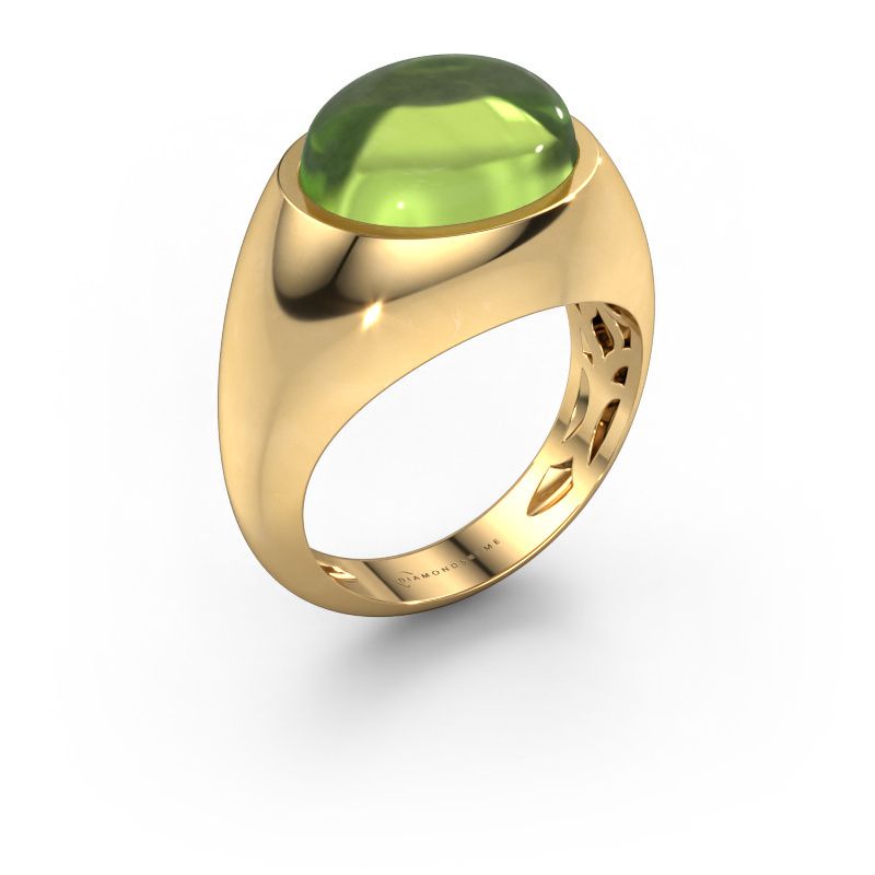 Ring Laurien 585 goud peridoot 12x10 mm