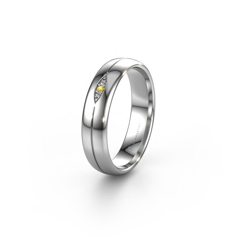 Ehering WH0219L35X 950 Platin Gelb Saphir ±5 x 1,4 mm