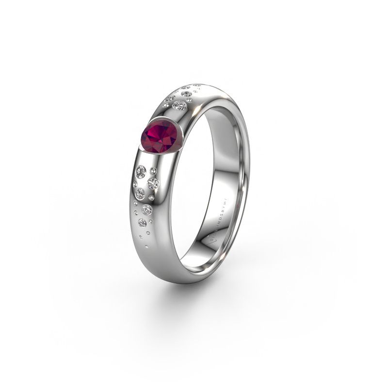 Alliance WH2104L34A 585 or blanc rhodolite ±4,5x1.7 mm