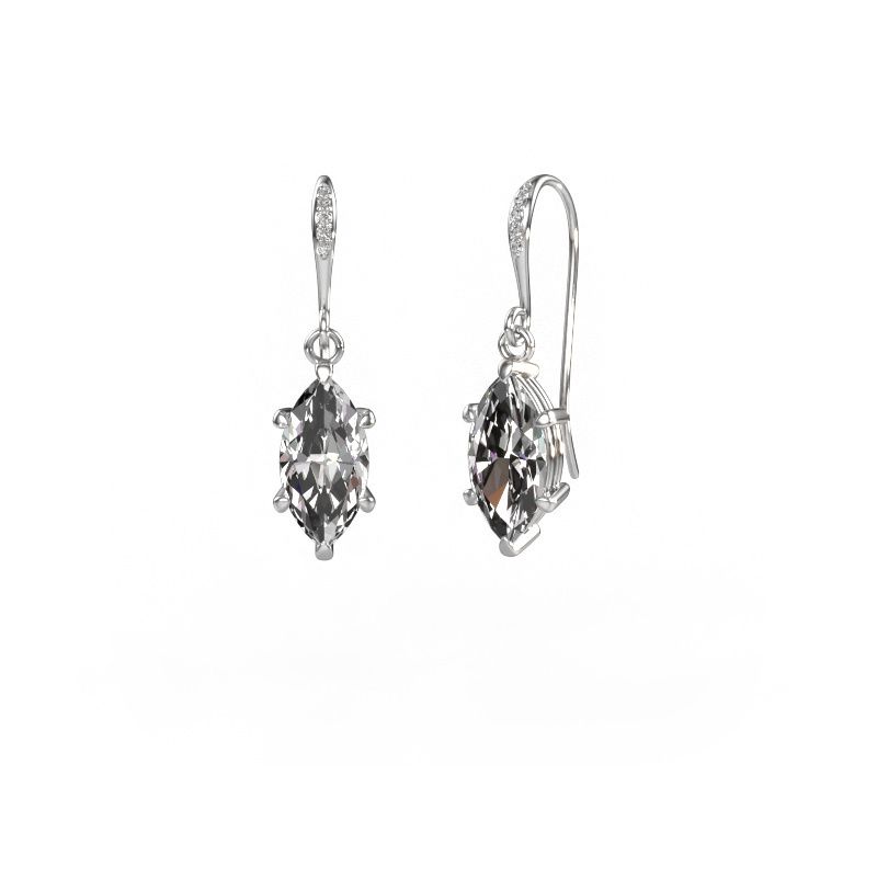 Oorhangers Laurie MRQ 2 950 platina lab-grown diamant 2.030 crt