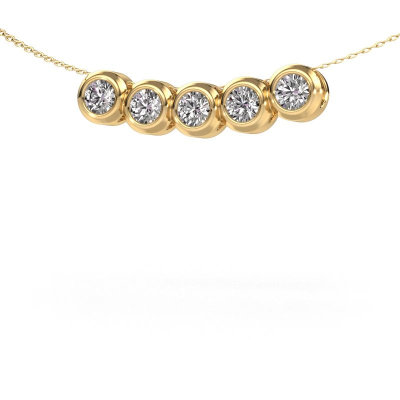 Kette Kim 5 585 Gold Lab-grown Diamant 1.25 crt