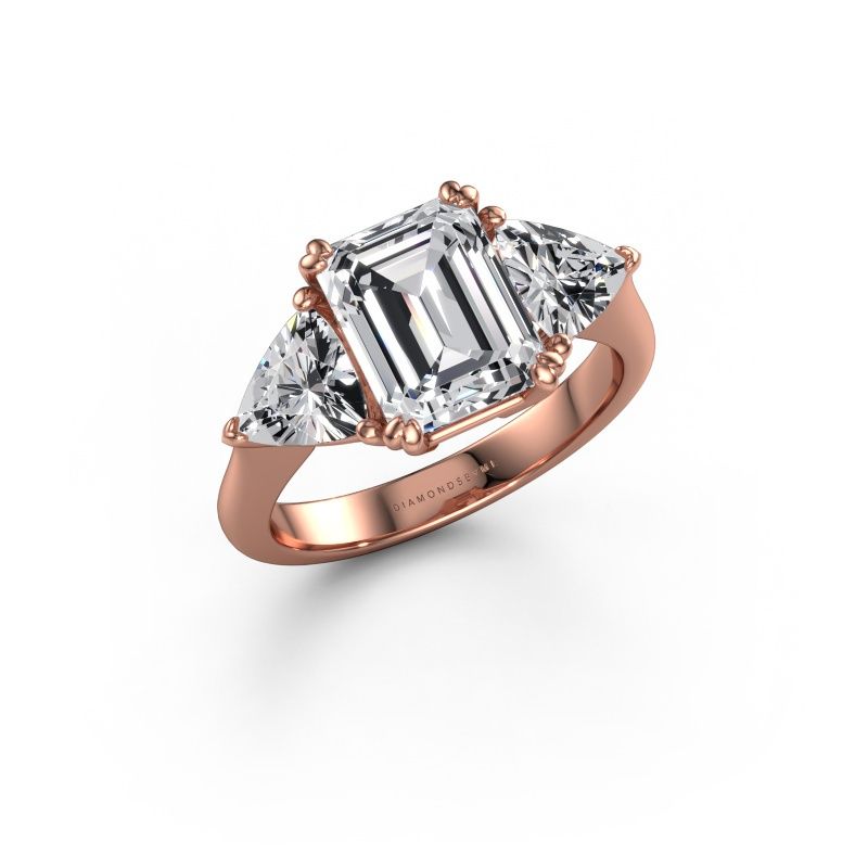 Engagement ring Paula 585 rose gold diamond 3.90 crt