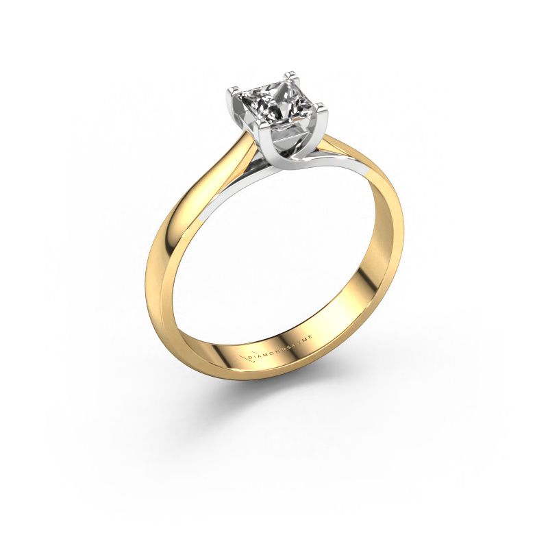 Verlobungsring Mia Square 585 Gold Diamant 0.40 crt