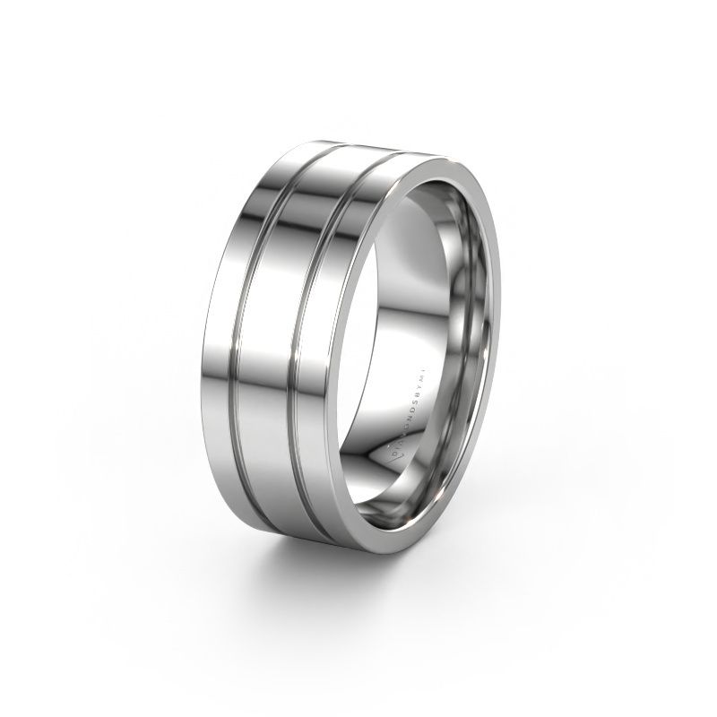 Wedding ring WH2092M16BPM 950 platinum ±0.31x0.08 in