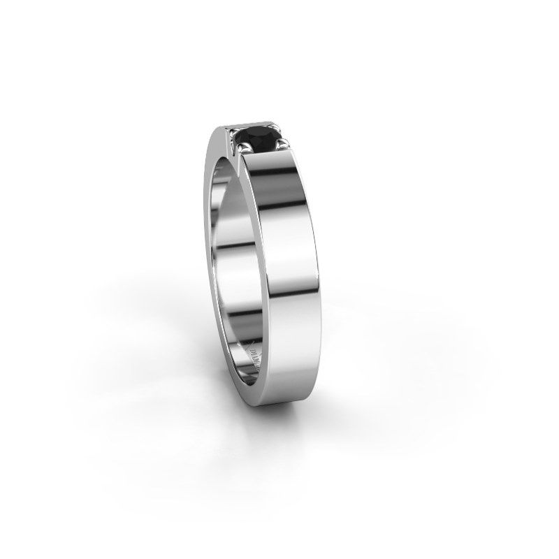 Afbeelding van Ring Dana 1 925 zilver zwarte diamant 0.24 crt