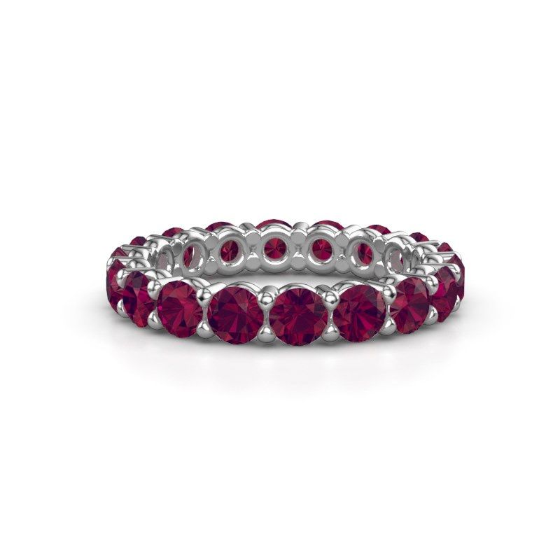 Bild von Ring heddy rnd 3.4<br/>950 Platin<br/>Rhodolit 3.4 mm