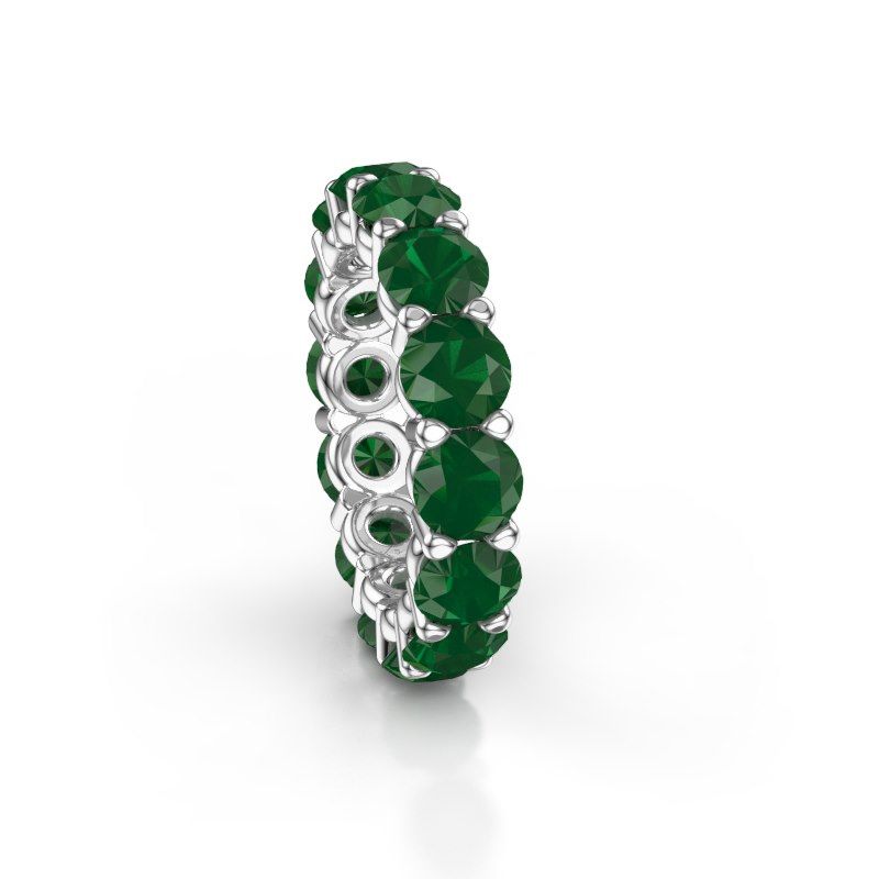 Bild von Ring heddy rnd 5.0<br/>585 Weißgold<br/>Smaragd 5 mm