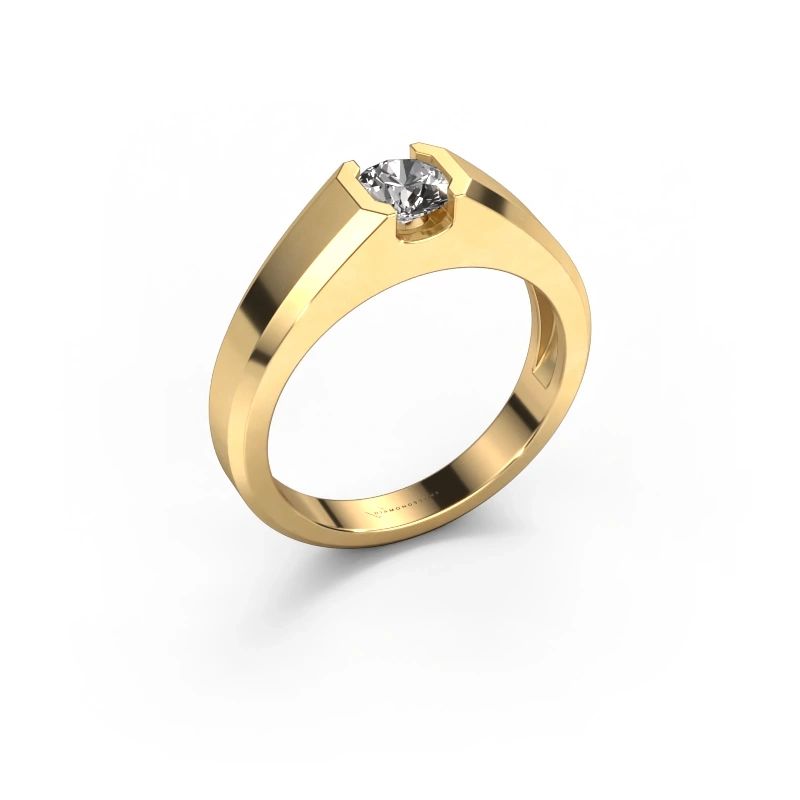 Men's ring Indigo 585 gold diamond 2.00 crt
