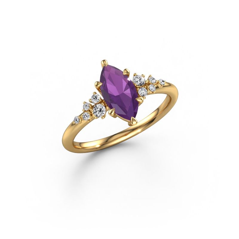Ring Royce MRQ 585 gold amethyst 10x5 mm