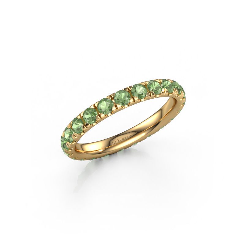 Ring Jackie 2.5 585 Gold Turmalin grün 2.5 mm