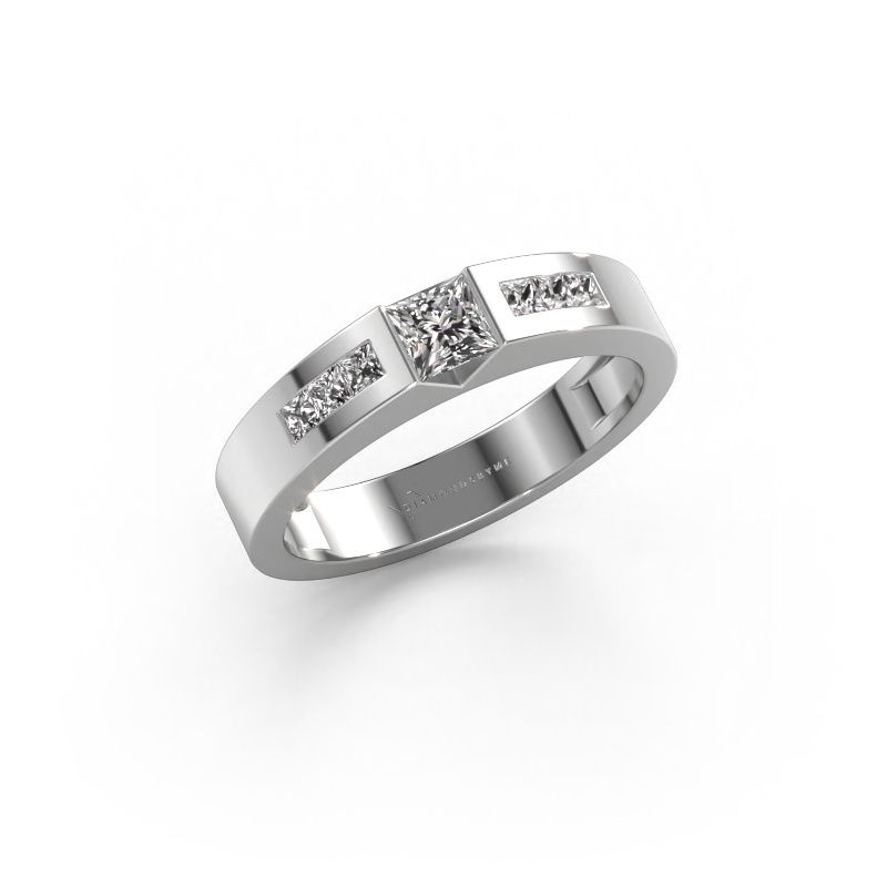 Verlovings ring Arlena 2 950 platina diamant 0.43 crt
