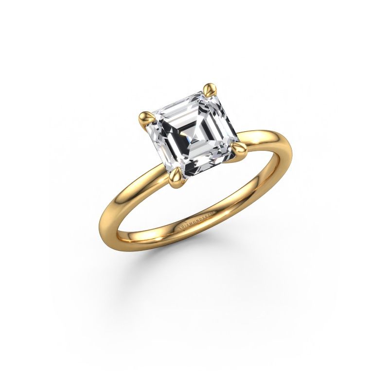 Engagement ring Crystal ASSC 1 585 gold diamond 2.00 crt