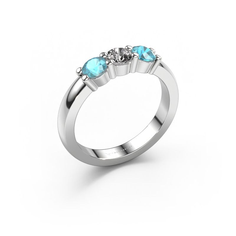 Ring Yasmin 3 585 white gold diamond 0.900 crt