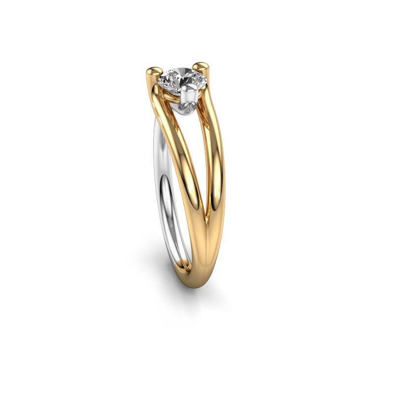 Image of Ring Roosmarijn<br/>585 gold<br/>Diamond 0.50 crt