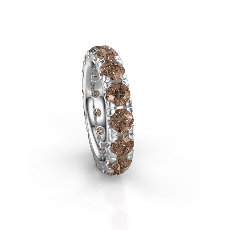 Bild von Vorsteckring jackie 4.2<br/>950 Platin<br/>Braun Diamant 4.50 crt