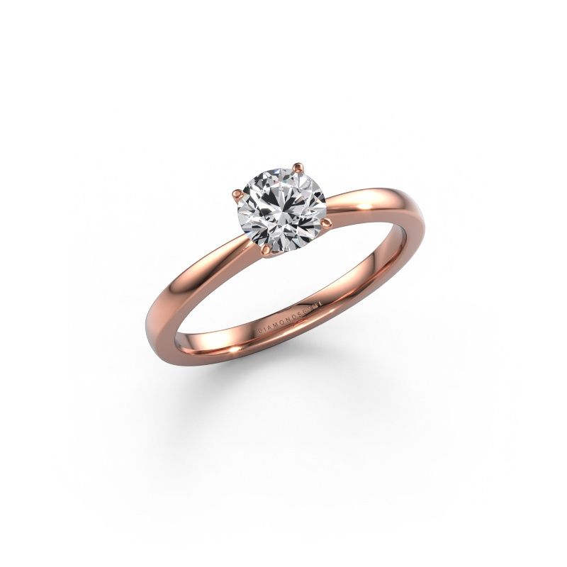 Engagement ring Kitty 585 rose gold diamond 0.60 crt