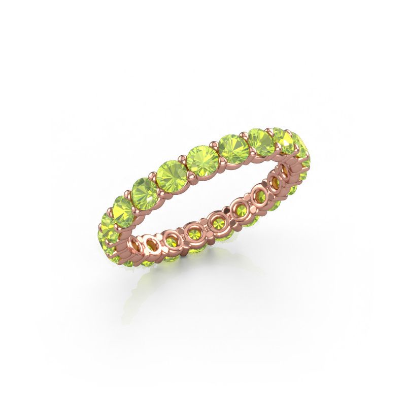 Ring Heddy rnd 2.9 585 Roségold Peridot 2.9 mm