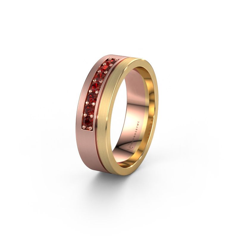 Ehering WH0312L16AM 585 Roségold Granat ±6x1.7 mm