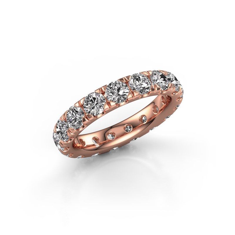 Image of Stackable Ring Jackie 3.7<br/>585 rose gold<br/>Diamond 3.40 Crt