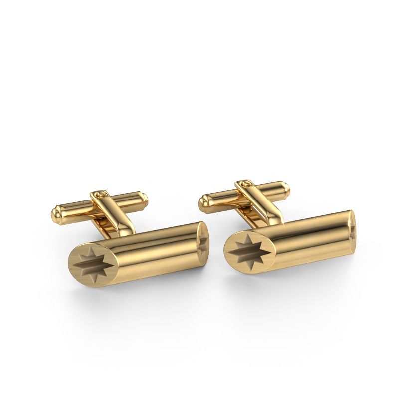 Boutons de manchettes Ruud B 585 or jaune
