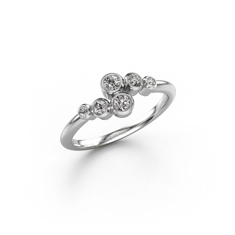 Ring Lonnie 950 Platin Zirkonia 2.5 mm