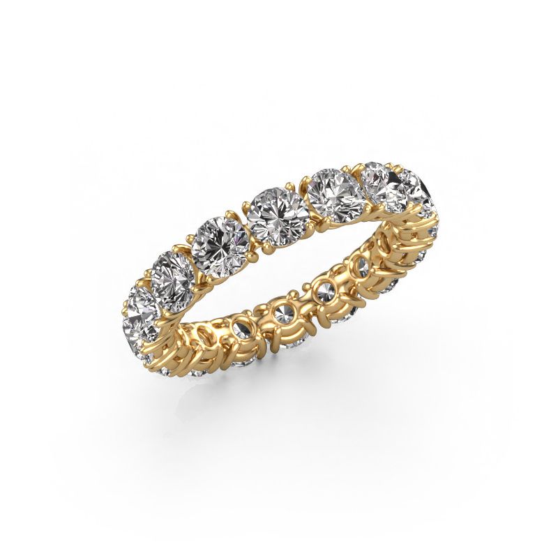 Stackable ring Vivienne 4.0 585 gold lab grown diamond 4.00 crt