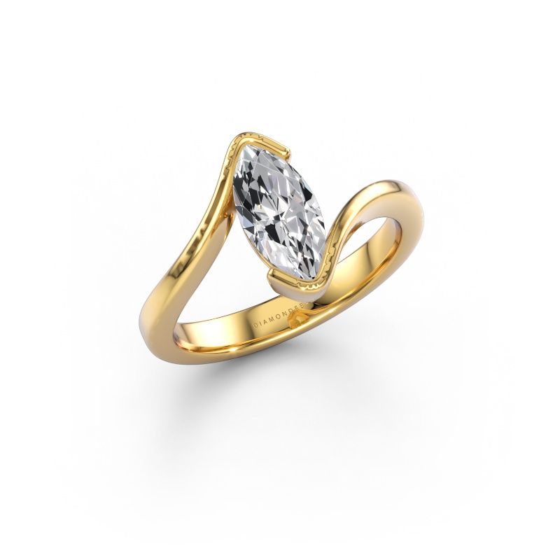 Engagement ring Serenity 585 gold lab grown diamond 1.00 crt
