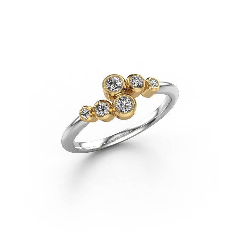 Ring Lonnie 585 white gold diamond 0.21 crt