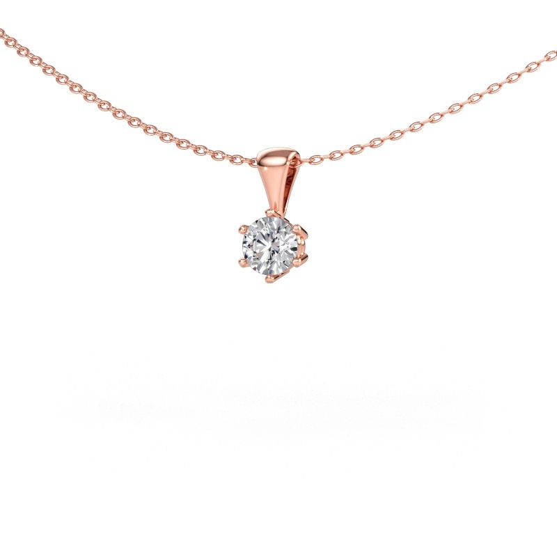 Necklace Fay 585 rose gold lab-grown diamond 0.40 crt