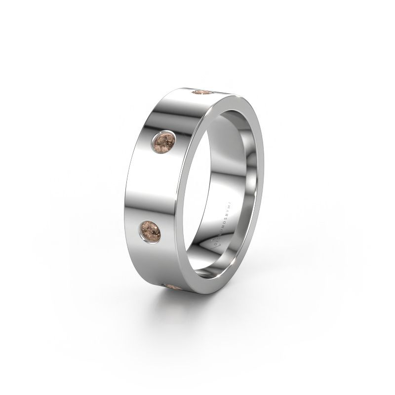 Alliance WH0105L16BP 950 platine diamant brun 0.385 crt ±6 x 2 mm