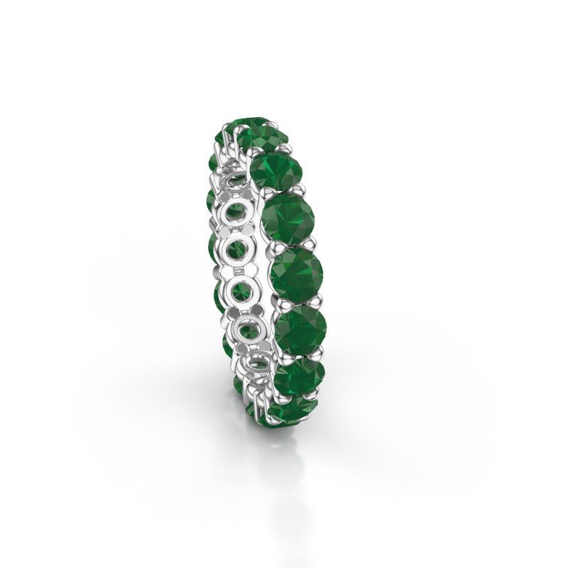 Bild von Vorsteckring heddy rnd 3.7<br/>950 Platin<br/>Smaragd 3.7 mm