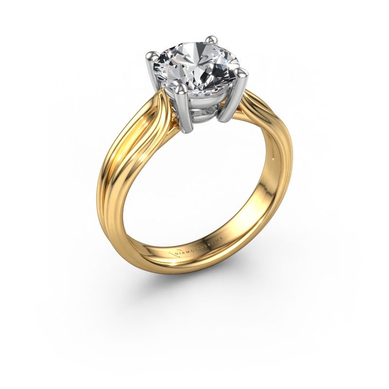 Engagement ring Antonia rnd 1 585 gold lab grown diamond 2.00 crt