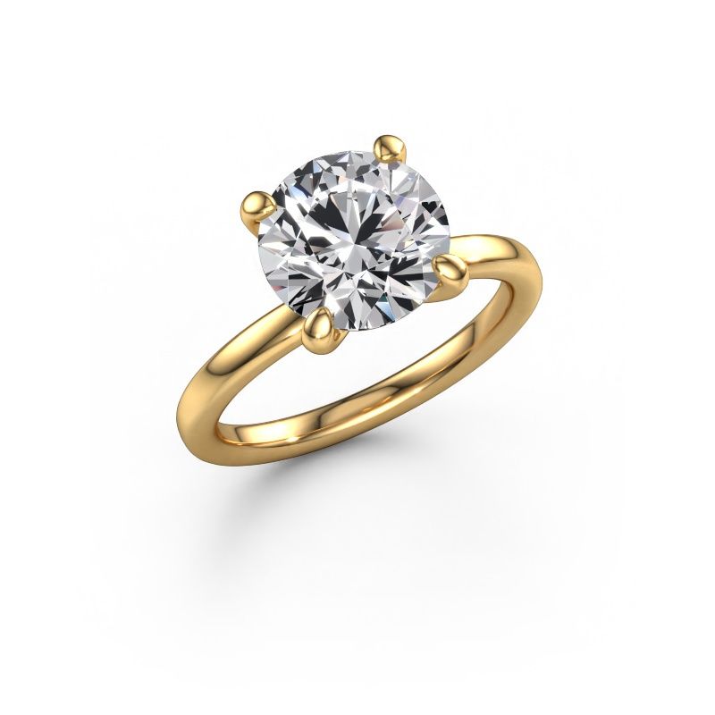 Engagement ring Simone RND 1 585 gold lab grown diamond 3.00 crt