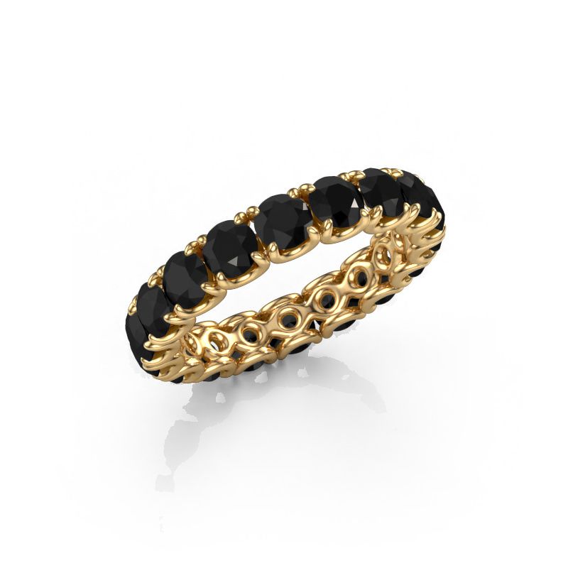 Aanschuifring Estee 3.7 585 goud zwarte diamant 4.08 crt