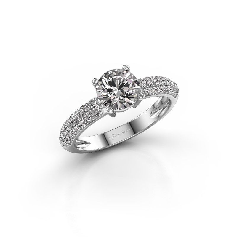 Image of Ring Marjan<br/>950 platinum<br/>Diamond 1.369 crt