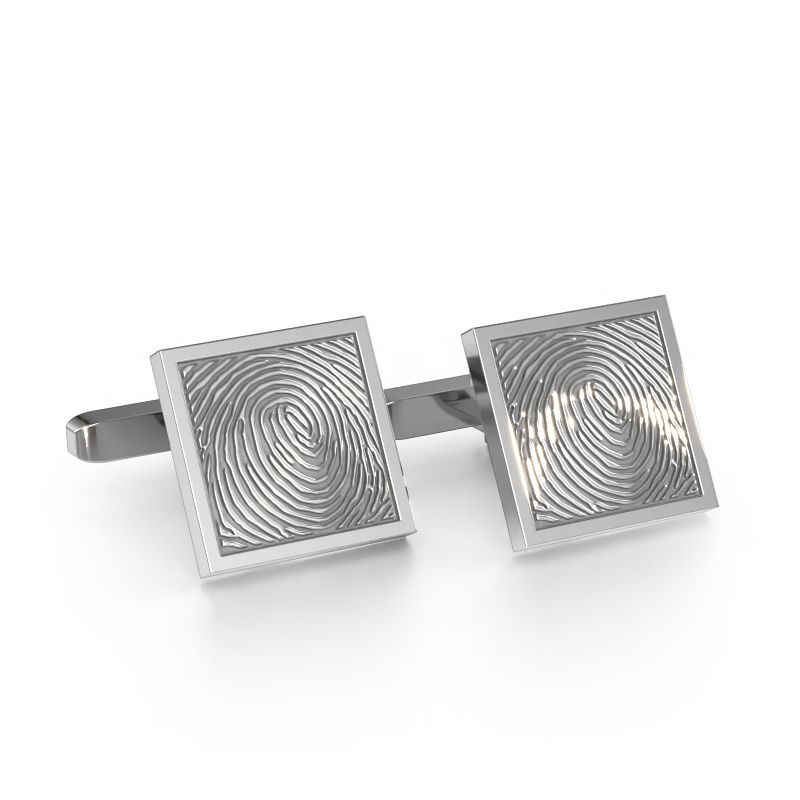Cufflinks Tjeerd 585 white gold