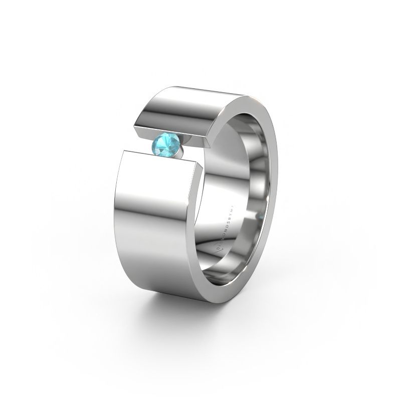 Alliance WH0146L18BP 585 or blanc topaze bleue ±8x2 mm