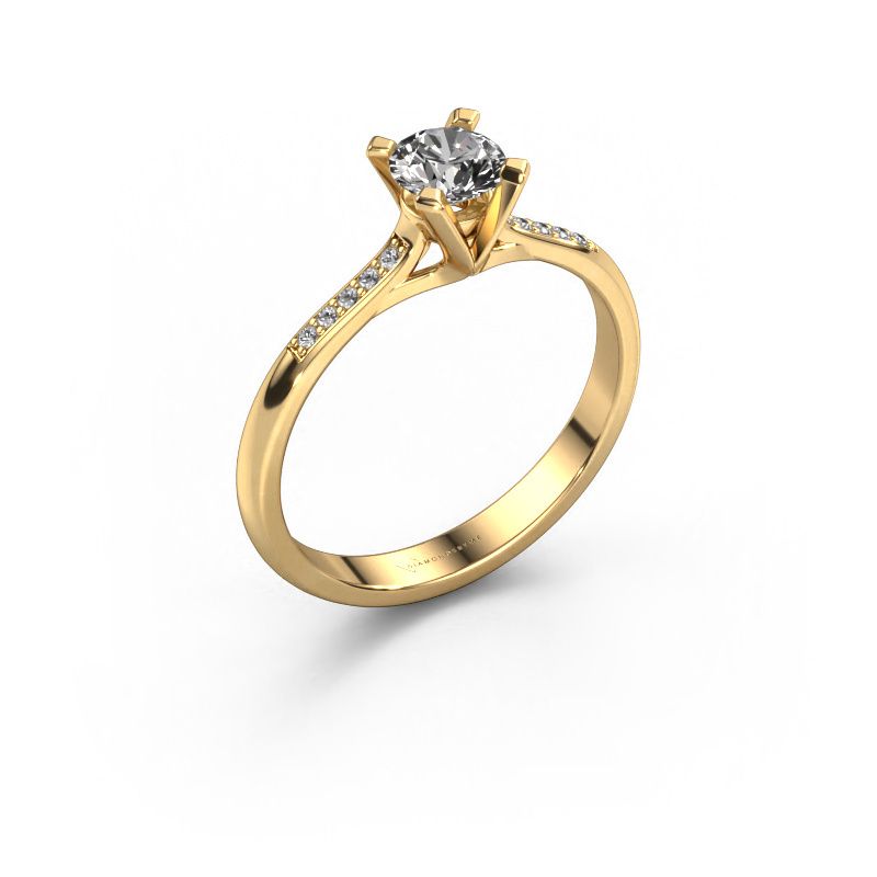 Engagement ring Isa 2 585 gold diamond 0.40 crt