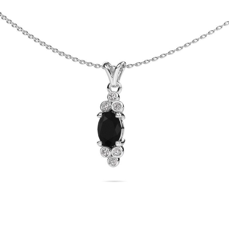 Pendant Lucy 2 950 platinum black diamond 1.14 crt