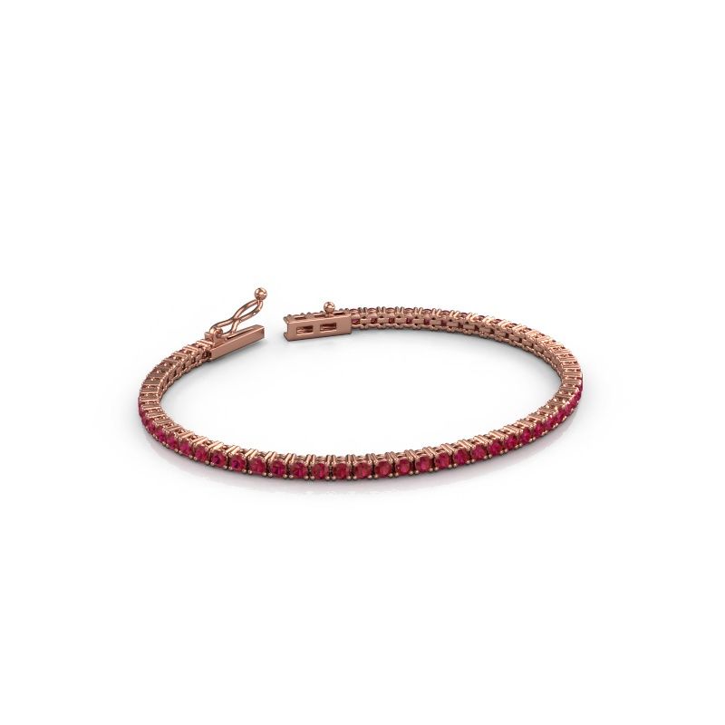Bracelet tennis Shirley 2.4 585 or rose 2.4 mm