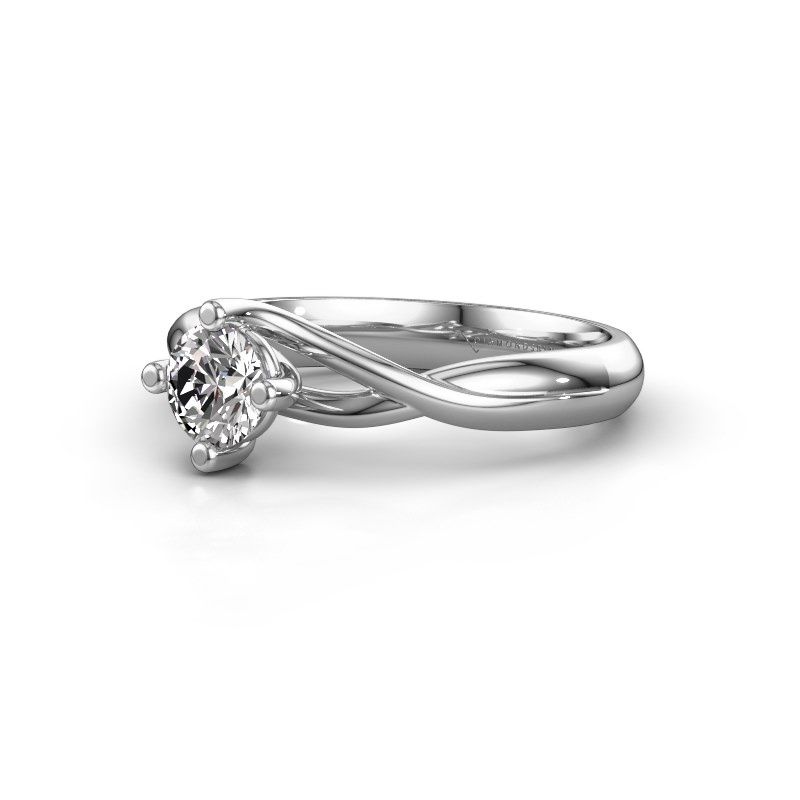 Image of Ring Paulien<br/>585 white gold<br/>Diamond 0.50 crt