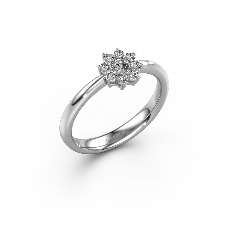 Verlovingsring Camille 1 585 witgoud diamant 0.10 crt