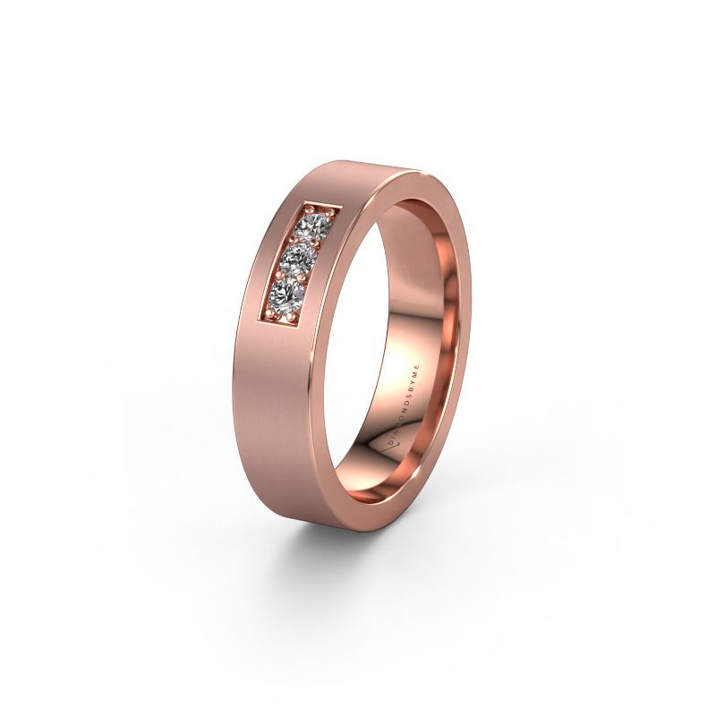 Ehering WH0110L15BM 585 Roségold Zirkonia ±5x2 mm