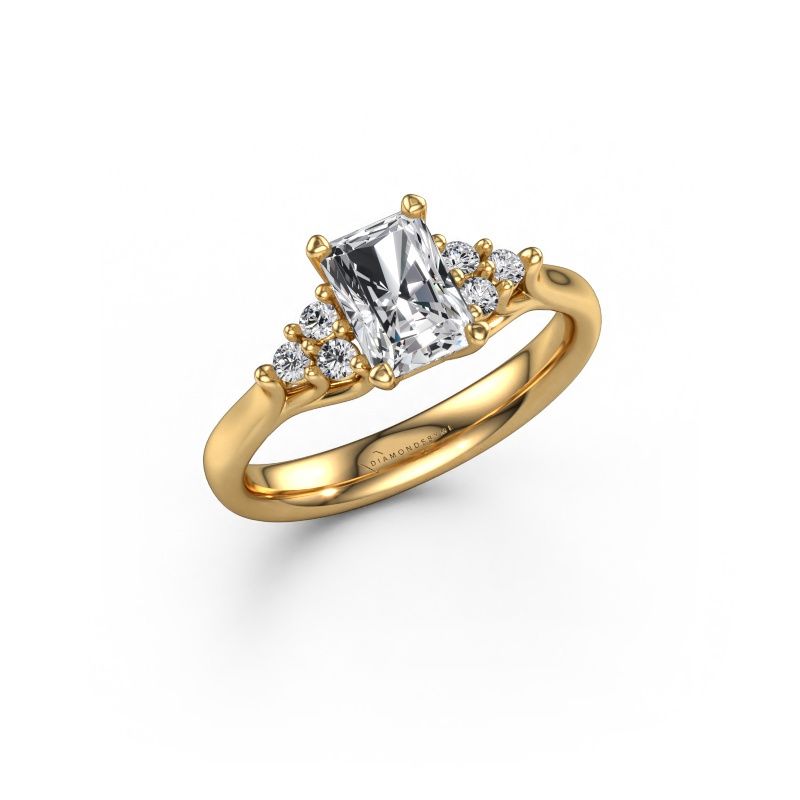 Engagement ring Monika RAD 585 gold lab grown diamond 1.00 crt